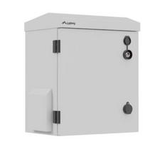 LANBERG 10" IP55 Outdoor Wall/Pole-Mount Rack Cabinet, 320 × 220 × 400 mm, Grey (Assembled)