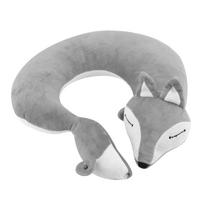 Shape Travel Neck Pillow Soft   U Shape Health Pillow (Brown  ) gray