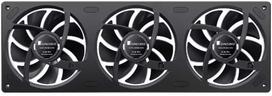 Jonsbo ZB-360B PWM ARGB 120mm Case Fan Black 3-pack