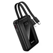 Hoco J162 Full Power Power Bank | 10,000 mAh | 22.5W | PD, QC | USB-C, Lightning | black