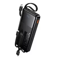 Hoco J156 Founder Power Bank | 10,000 mAh | 22.5W | PD, QC | USB-A, USB-C, Lightning, Micro USB | black