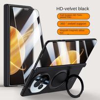 For Honor Magic V3 Vs3 360° Rotating Skin Magnetic Lens Full Protection Tempered Glass Film Magnetic Drop Resistant Phone Case For Magic V3 orange