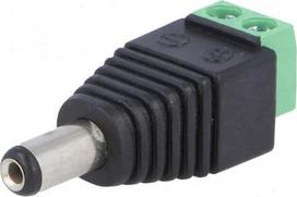 Nenurodyta_V MAITINIMO KIŠTUKAS DC 2.1X5.5MM RGB JUOSTOS VALDIKLIUI