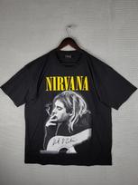 26 Kurt Cobain Nirvana unisex T-Shirt Size XL Big Face Double Sided Black Unisex unisex T-Shirt S įvairiaspalvis