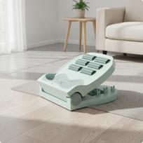 Slant Board with Massage Rollers Adjustable Calf Stretcher Non Slip Foldable Stretching Surface for Slant Board C gray