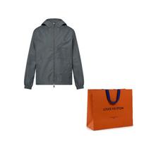 Lv Damier Žakardinis Dvipusis Nailoninis Vėjo Striukė 1AFYA7 50-Original Gift Bag pilka