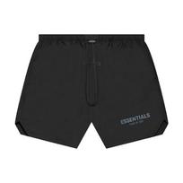 Fear of God Essentials SS21 Volley Shorts with Letter Logo Unisex Shorts Black FOG-SS21-631 XS black