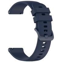 20 mm laikrodžio dirželis, skirtas Garmin vivoactive 5/vivoactive 3 music/Forerunner 165/165 Music 645 245 245M Sportinis silikoninis išmanusis apyrankė 20mm width strap tamsiai mėlyna spalva
