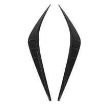 2PCS Headlight Eyebrows Left Right Front Headlamp Eyelid Molding Trim Eyebrow Strip for Yaris Cross XP210 2023 to 2024 black