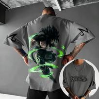 New Dragon Ball Goku Printed Shortsleeved Bandai Mens and Womens 2026 Summer Loose Breathable and Sporty Fashion Tshirts S