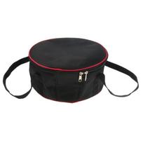 Camping Cookware Storage Bag Waterproofed Cutlery Holder Portables Dishware for Outdoor Activity and Backyard Parties 1 black