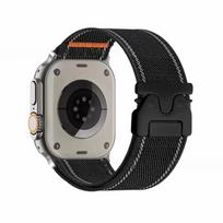Reflective Nylon Strap for Apple Watch Ultra 3/2 49mm 38mm 40mm 44mm 45mm 46mm Parachute Buckle Elastic Sport Band for Iwatch S11 10 9 8 SE3 38/40/41/Series11/10 42mm juoda