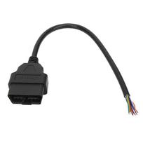 16 Pin Male OBD2 Adapter Open Plug Wire OBD2 Pigtail OBD2 Bare Wire Pigtail Cable  Auto Repair juoda