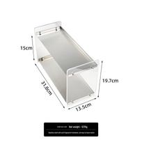 Stainless Steel Ornament Stand, Cup Holder, and Acrylic Cosmetics Organizer for Bathroom or Sideboard white