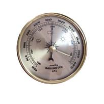 130mm Atmospheric Pressure Gauge Thermometer Hygrometer Weather Station Metal Box THB9392