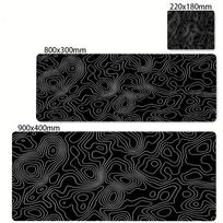 Large Black and White Art Mouse Pad Pc Gamer Mousepad Mat White Desk Mat Strata Liquid Mausepad Computer Keyboard Big Table Mat 30cmx60cm(11.8x23.6inch) gray