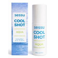 Sesu Cool Shot Sports Cooling Mist for Post-Workout Heat Relief, 80ml, 5 pcs white