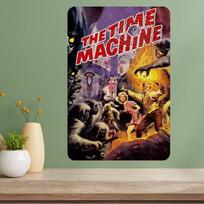 Laiko mašina Klasikinis filmas Metalinis plakatas Ženklas 20x30cm（7.8x11.8inch） black