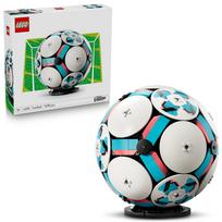 LEGO Edition Soccer Ball 43019 Toy Boys Girls Birthday Present Block 10 Years Old 11 12 Elementary School Sports Football Children 1498 Pieces gray
