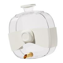 15.2Oz Bird Water Dispenser with Firing Pin and Easy Installation for Small to Large Birds Daily Watering Supply white