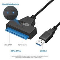 Usb 3.0 To Sata Iii Adapter Cable With Uasp Sata To Usb Converter For 2.5  Hard JL166653203053 black