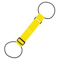 Reguliuojami lagamino jungimo dirželiai Lagamino elastinis tvirtinimo diržas Lagamino nešimo diržas lagaminams Kelionės Saugus sukrovimas Patogumas be rankų yellow