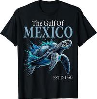 Retro Gulf Of Mexico Turtle TShirt Trump Tshirt Unisex Tee Unisex T-Shirt S
