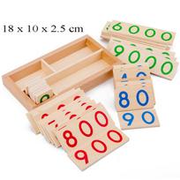 Counting Box Math Montessori Toys For Children Wooden Counter Numbers Learning Toy Pre-school Educational Toy Kids Teaching Aids beige