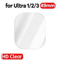 5/1 vnt. Grūdintas stiklas Privacy Anti-spy Apple Watch Ultra3/2/1 49mm Ekranų apsauginės plėvelės IWatch HD Clear Anti-scratch Film 1PCS gray