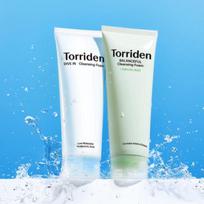 Torriden DIVE-IN Low Molecular Hyaluronic Acid Cleansing Foam + BALANCEFUL Cica Calming Cleansing Foam Set 150ml x2 Korean Facial Cleanser Duo
