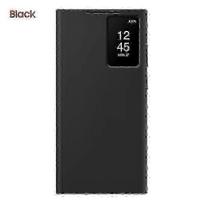 Original Samsung Smart View Wallet Flip Case For Samsung Galaxy S23 Ultra SM-S918B S-View Phone Case Coverblack SZRH A-S less