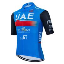 UAE Cycling Jersey Set Man's Team Short Sleeve Cycling Clothing MTB Bike Uniform Maillot Ropa Ciclismo Summer Bicycle Wear S