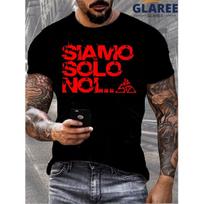 Men's Vasco Rossi Blasco T-Shirt with Exceptional Graphic | Black with Red Italian  Siamo Solo Noi  Print and Vasco Rossi Signature, Casual, Short 5XL juoda