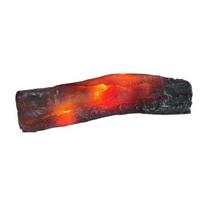 Portable Plug-in Fireplace Decor LED Artificial Charcoal Ornaments, Flameless Fake Campfire Log for Spring Summer Outdoor Beach Party Camping B
