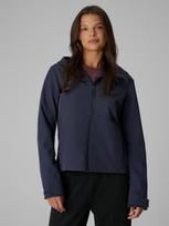 4F Softshell vėjui atspari striukė membrana 5000 moterims - tamsiai mėlyna XL