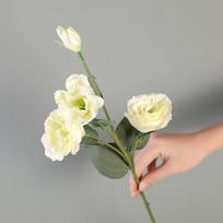 1 vnt. Rožės Eustoma Dirbtinės Rožės Šilkinė Gėlė Europietiška Netikra Florė Namų Sodui Vestuvių Vakarėliui Lauko Vidaus Dekoracija šviesiai žalios spalvos