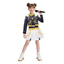 Anime Demonų medžiotojų Cosplay kostiumas Mergaičių grupė Rumi Zoey Mira Kpop dainininkės Sceniniai drabužiai Helovino karnavalo vakarėliui 110cm white