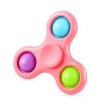 Nauji „Fidget Spinner“ žaislai, rankų pirštų galiukai, įvairių spalvų sukamasis viršus, mažinantis stresą, mažinantis spaudimą suaugusiems žaislų dovanos berniukams, mergaitėms pink