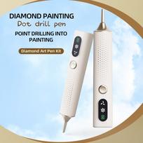 Electric Diamond Painting Absorbing Diamond Pen Diamond Painting Tool Pointing Diamond Pen Magic Absorbing Diamond Drawing Pen white