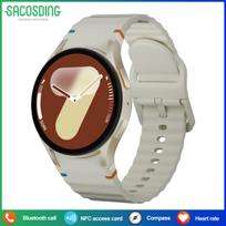 SACOSDING Watch7 Mini GPS Track Compass Smart Watch Men Amoled Always on Display Clock BT Talk Smart Watch Woman Man Gift gray