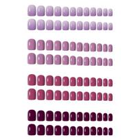 96pcs/set Fashion Press on Nails Matte Finish Ballet Coffin Fake Nails Medium Length Full Coverage Easy Apply pink