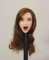 Toys Hobbies Scale Action Figure Head for TBLeague and Other Pearl White Direct Open Mouth Long Beauty and Outfit Not Curly & [TOYBARJAPAN] 1/6 brown