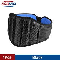 Durable And Safe Gym Weightlifting Belt Weightlifting Powerlifting Belt For Men Womenbodybuilding Fitness Back Support For Cross Trainingsquats M black