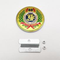 1Pc Car 3D Metal Decals Sticker JAF Logo Japan Automobile Federation Car Front Grill Badge Emblem Styling Stickers Accessories yellow