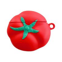 Tomato AirPods 4th Gen Pro 2 Case: Protective Wireless Earphone Shell AirPods Pro 3 (2025 Edition) red