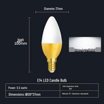 FSL LED E14 Crystal Candle Bulb