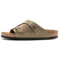 Birkenstock Zrich Series Cowhide Suede Fashion Beige Version Sandals 1009533 35