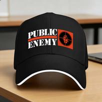 Summer US Rap Team Public Enemy  Baseball Cap  Outdoor Sports Street Style Hip Hop Hats Men Custom Logo Sun Snapback Cap One Size