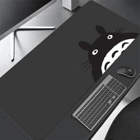 Large Mouse Pad Xxl Cute Desk Protector Pc Accessories Gaming Mousepad Keyboard Mat Dragon Deskmat Extended Anime Mause Pads XXL 30cmx80cm(11.8x31.5inch) black