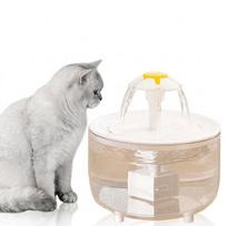 Automatinė gertuvė katėms ir šunims, 1.5l fontanas, balta
